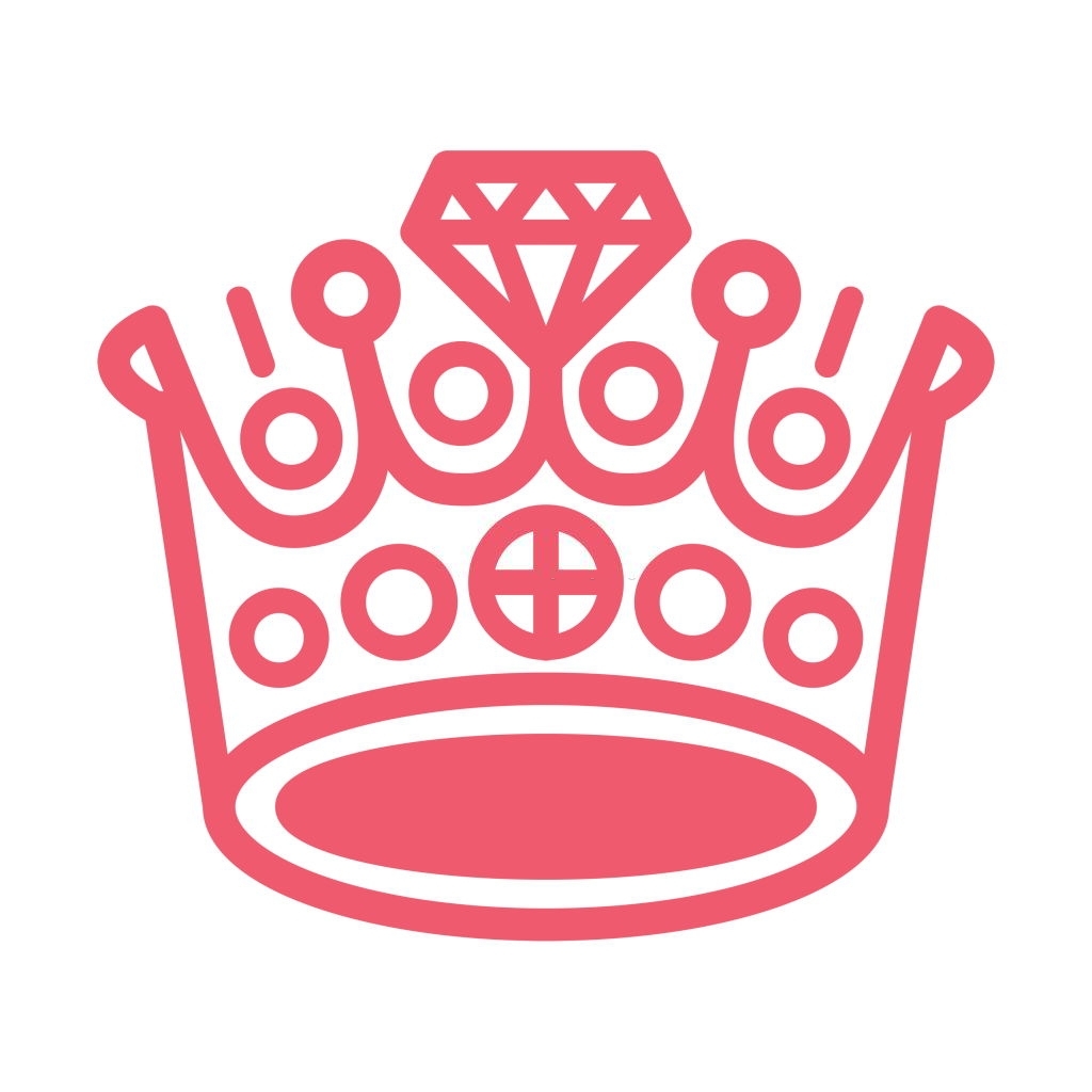 Logo vương miện sang trọng