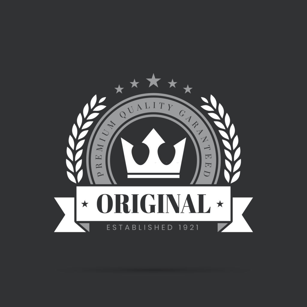 Logo vương miện xám