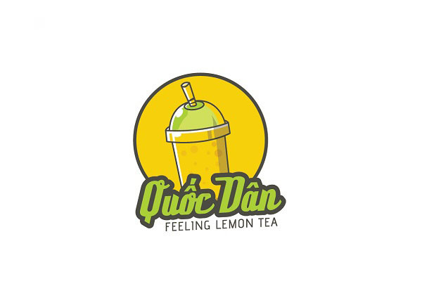 Mẫu logo trà chanh