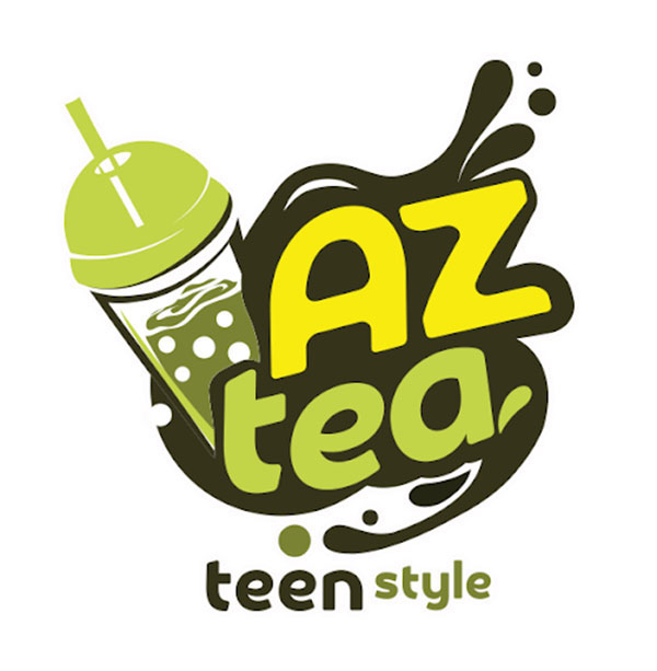 Mẫu logo trà sữa dành cho giới trẻ