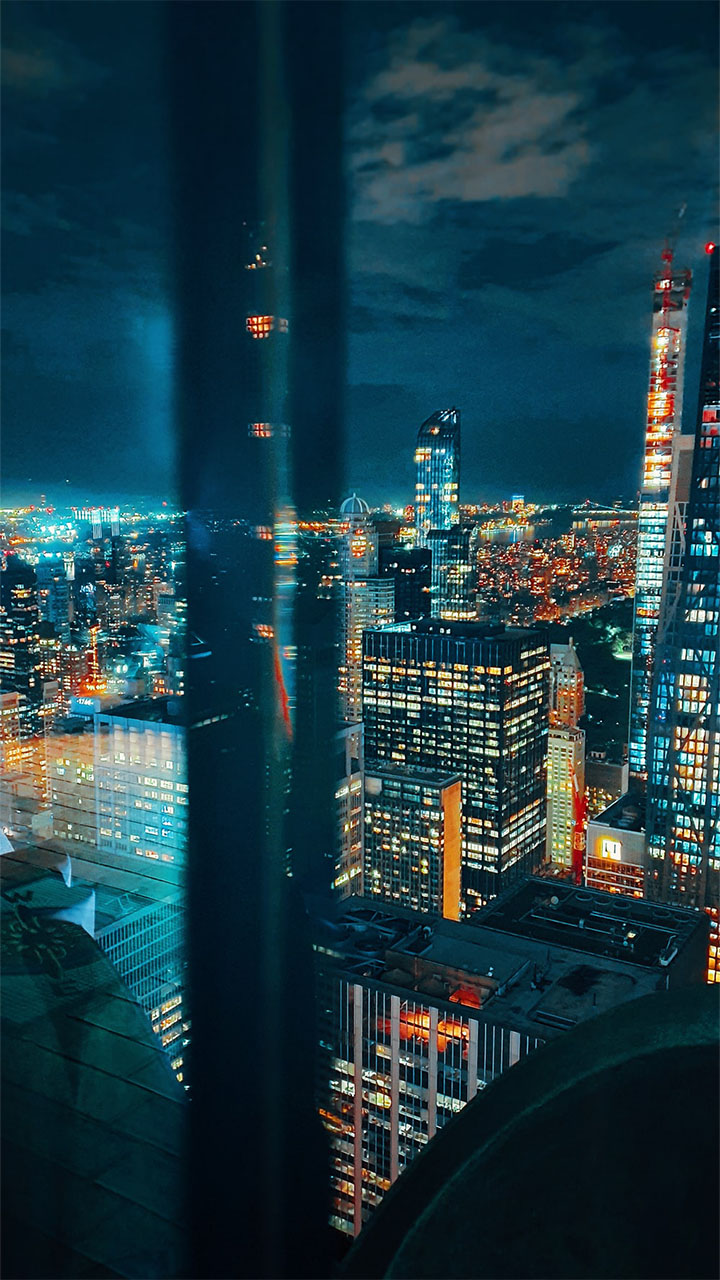 Ảnh nền thành phố về đêm HD