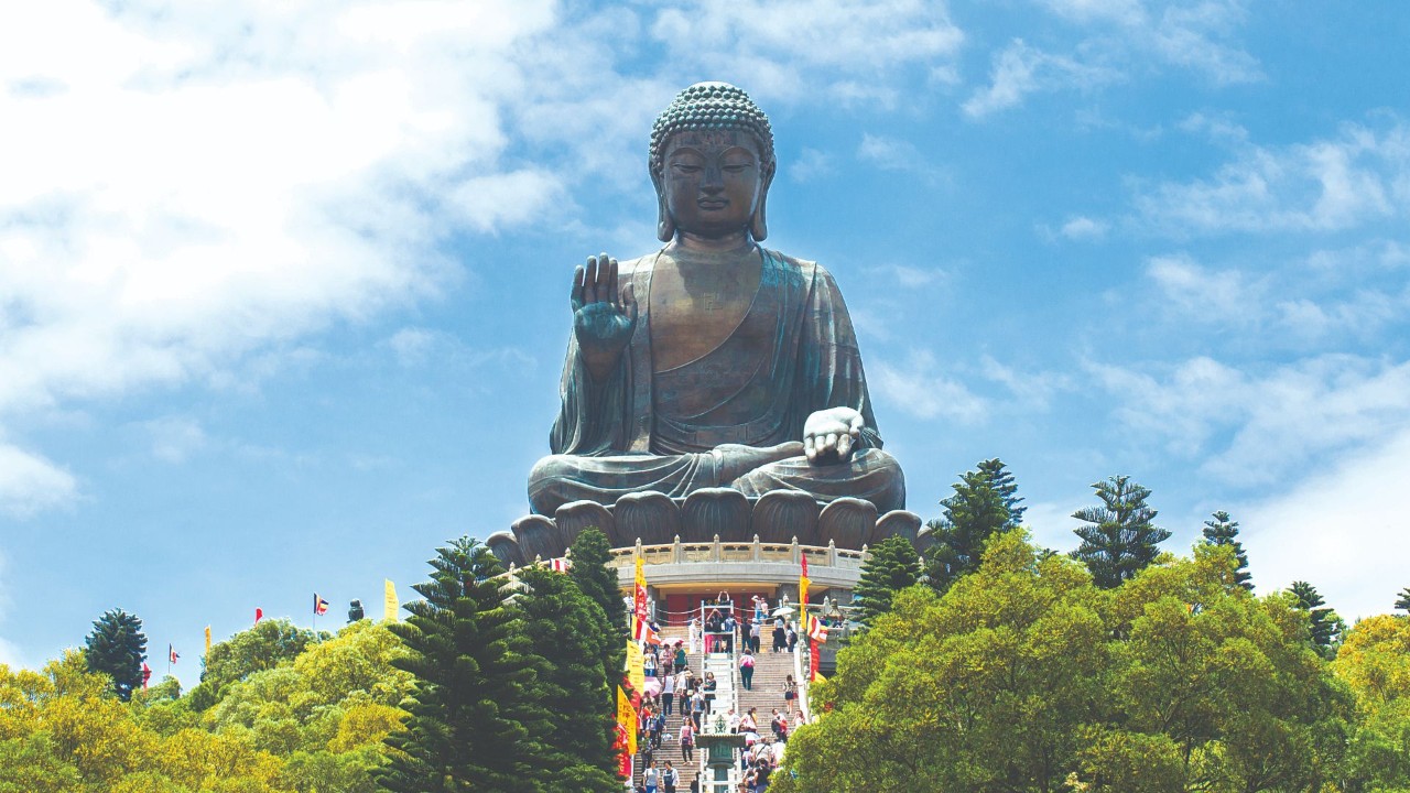 Ảnh tượng Phật trên núi HD
