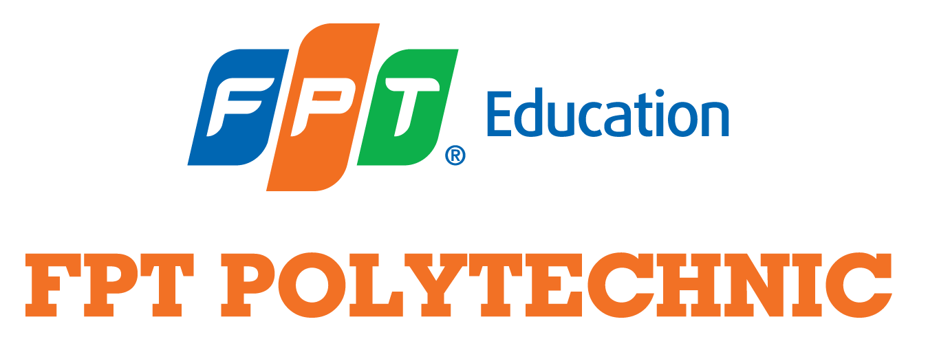 Logo FPT Polytechnic phân biệt nền