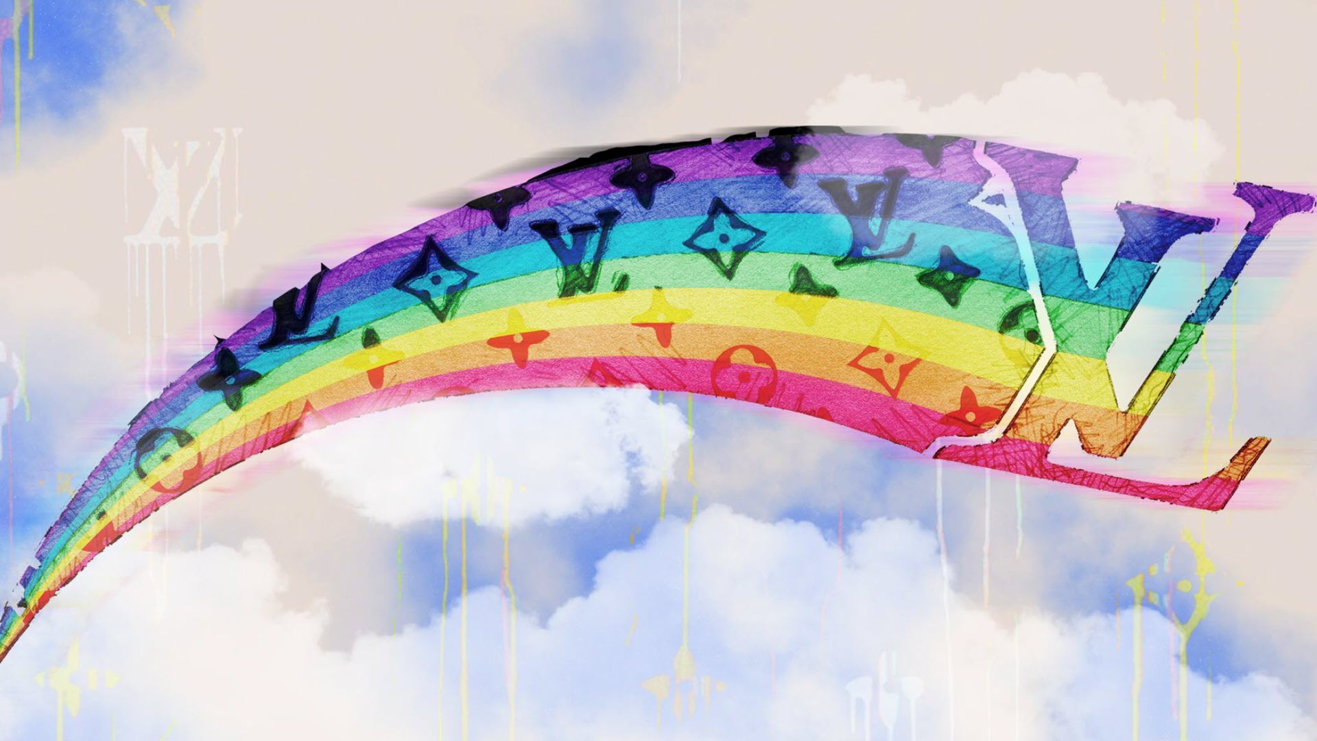 Louis Vuitton Rainbow hình nền