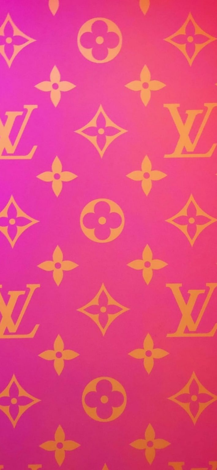 Louis Vuitton hình nền màu hồng